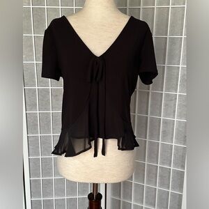 Bar III black blouse